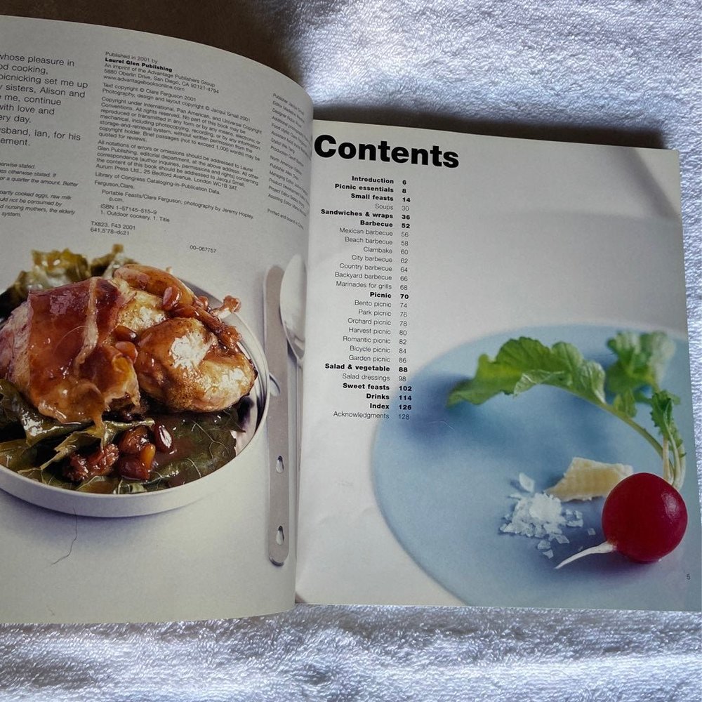 Portable Feasts Book, 2001 Edition Paperback - Picture 2 of 9